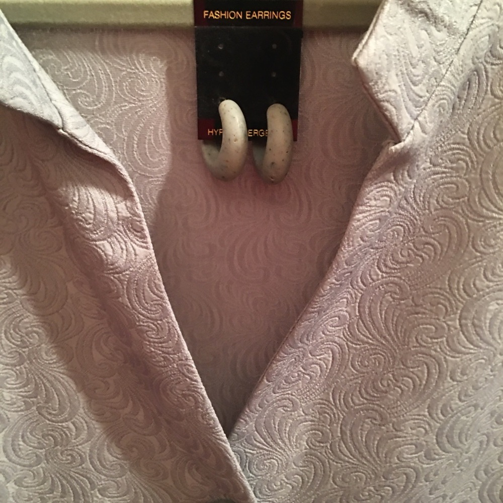 Gray comfy Jacket Plus FREE Earrings